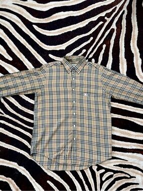 Burberry button down shirt